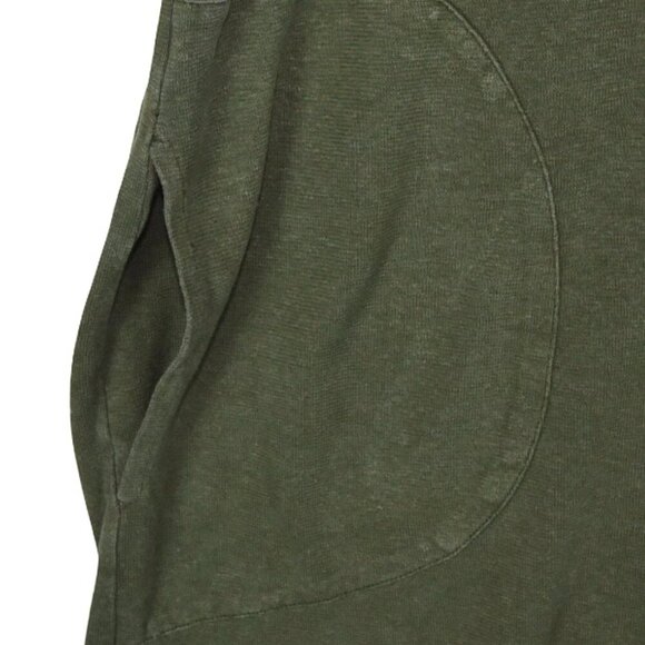 Back Beat Co. Olive Green T-Shirt Dress Size XL/XXL Hemp Cotton Pockets Relaxed - Picture 7 of 8